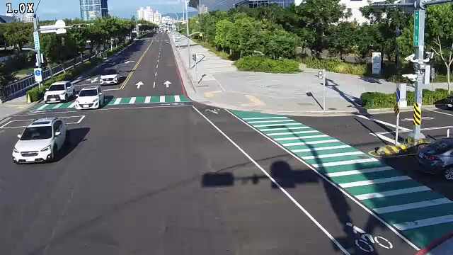 黎明路/凱旋路(右側車流往中清路)Liming Rd./Kaixuan Rd.(Right side Traffic flow to Zhongqing Rd.)