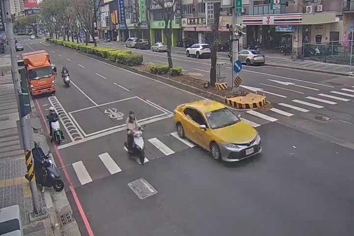 中清路/經貿一路(右側車流往文心路)