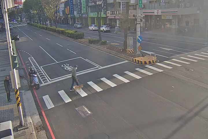 中清路/經貿一路(右側車流往文心路)