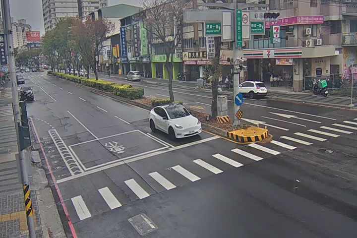 台中市北屯區中清路/經貿一路(右側車流往文心路)