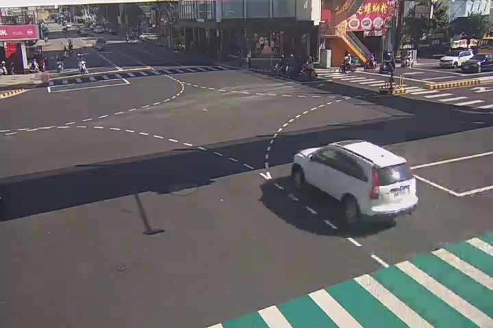 台中市北區健行路/崇德路(右側車流往北屯路)