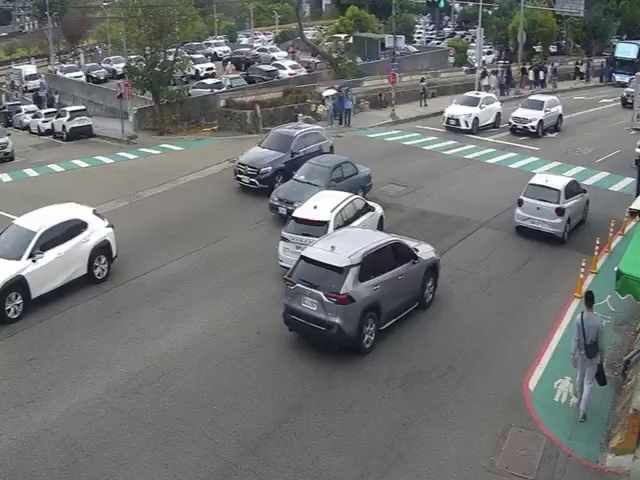 台中市北屯區經補路/東山路(右側車流往祥順路)